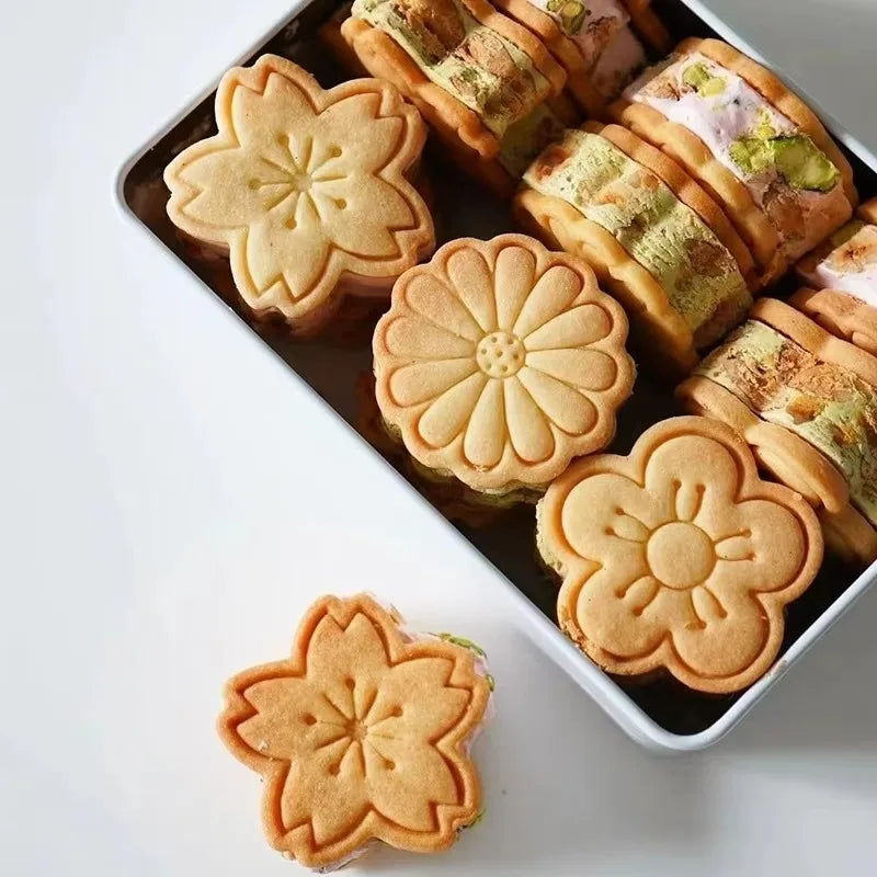 Floral Cookie Stamp & Cutter Set
