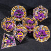Liquid Core Dice Set for Dungeons & Dragons | Sharp Edge Resin RPG Dice