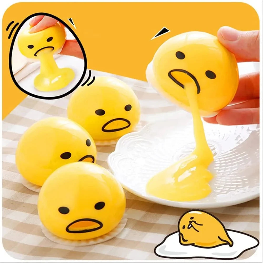 Squishy Egg Yolk Stress Ball – Funny Prank Toy