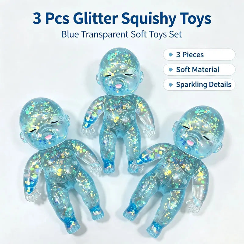 Glitter Squishy Stress Relief Toy