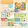 Montessori Quiet Book – Interactive Word Recognition & Early Learning Activity Book for Kids