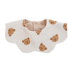 6-Layer Muslin Cotton Baby Bibs with Waterproof Backing