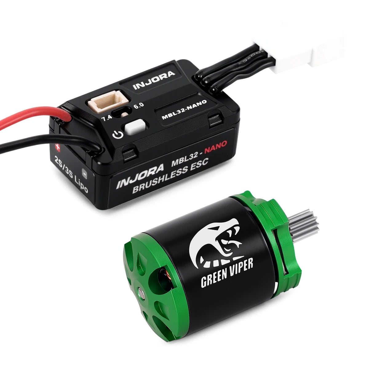 INJORA MBL32-NANO brushless ESC and motor combo for RC crawlers