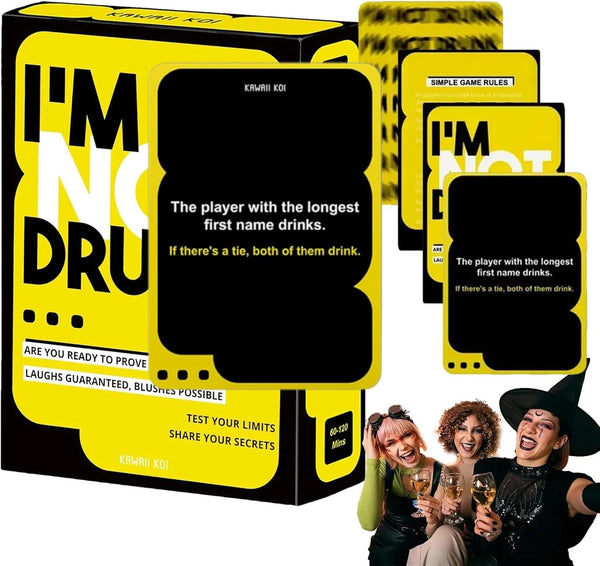 Party Truth or Dare Drinking Game Card Set for Adults