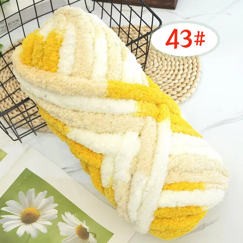 Extra Thick Chenille Yarn for Hand Knitting