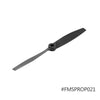 A black propeller blade for an RC airplane replacement parts kit.