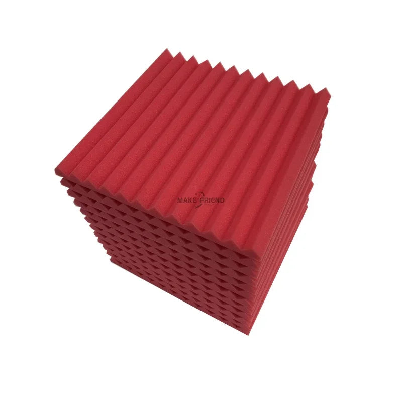 50-Pack Acoustic Foam Panels for Soundproofing and Studio Treatment