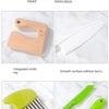 A set of plastic play knives and a mold for crafting, highlighting the beauty of details and meticulous work.