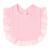 Cotton Baby Bibs with Burp Cloth – Soft Solid Color Bandana Scarf