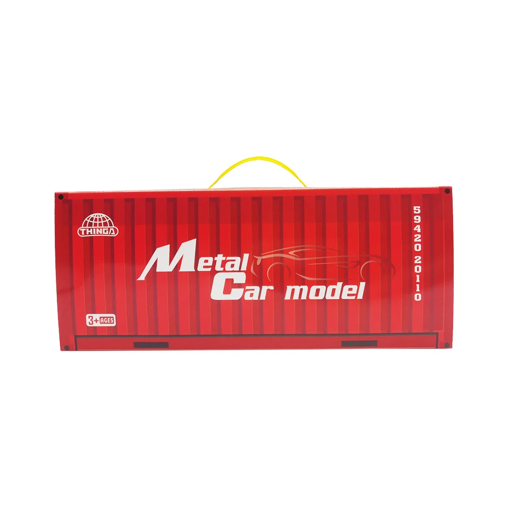 Mini Pull-Back Toy Car Set with Storage Case
