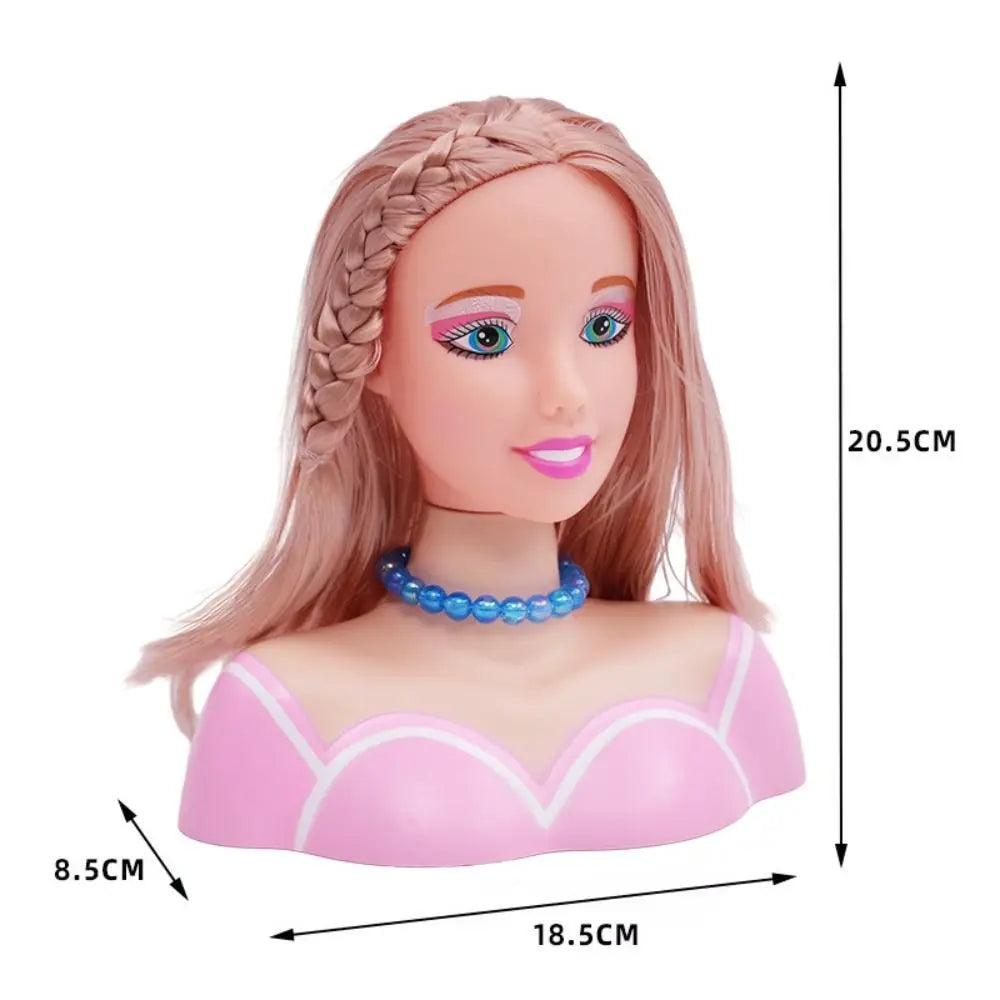 Half-Body Makeup Styling Doll with 23 Accessories