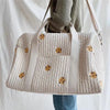 Embroidered Diaper Bag with Large Capacity for Travel & Everyday Use