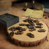 Wooden Rune Stone Set with Guide Book and Velvet Bag