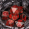 Steampunk Metal Dice Set - 7-Piece Polyhedral RPG Dice