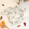 Waterproof Adjustable Baby Bib with Catch Pocket