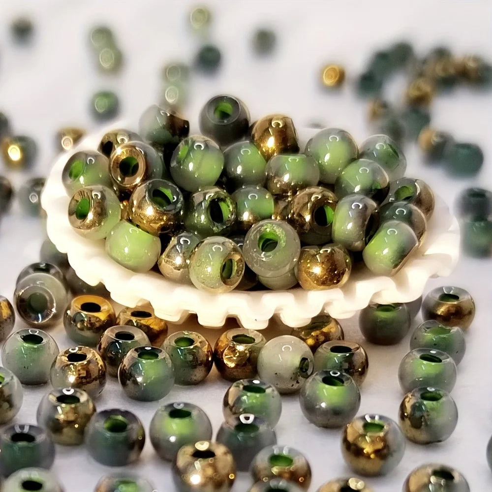 Colorful Glass Beads Jewelry Making Kit – 130 Pieces