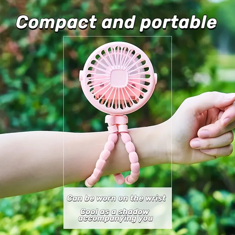 Flexible Mini USB Fan with Tripod Stand
