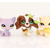 Realistic Mini Animal Figurine Set - Dogs, Cats & Fox