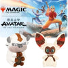 A plush doll of Momo or Appa from Avatar: The Last Airbender featuring brown and white fur.