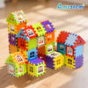Large House Building Blocks Set with Window Designs – 140-Piece STEM Toy for Kids
