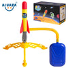 Stomp Rocket Launcher Outdoor Toy with 2 Rockets – Kids Active Play Game