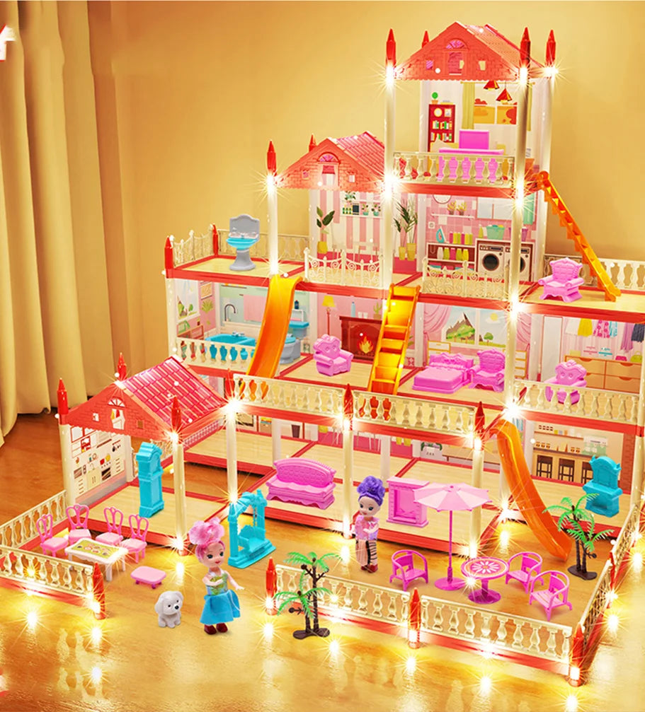 3D Princess Castle Dollhouse Building Kit