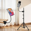 Flexible Microphone Stand with Tablet & Phone Holder