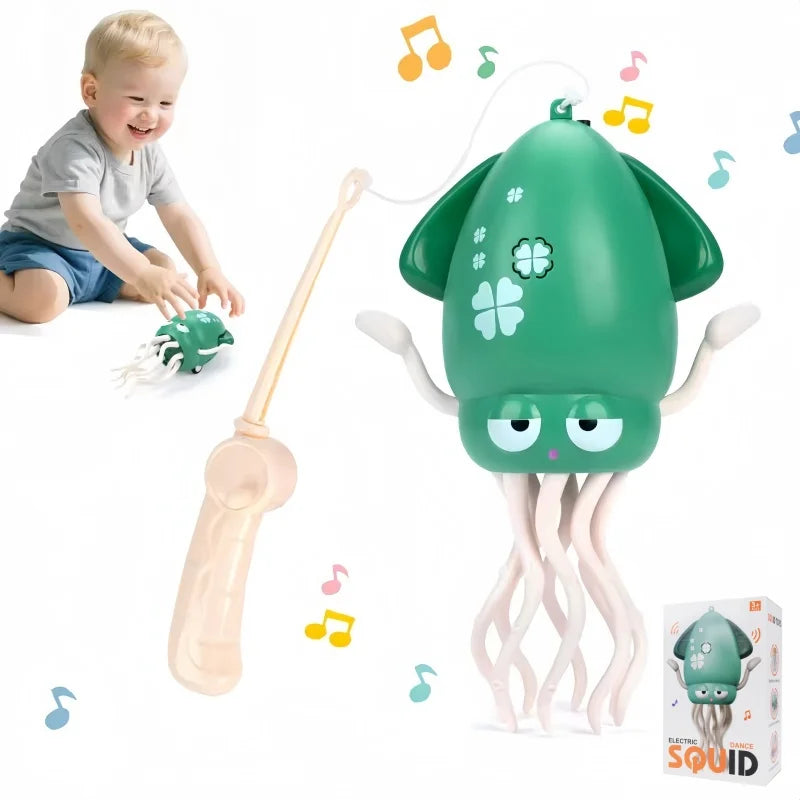 Interactive Dancing Octopus Toy with Music and Lights