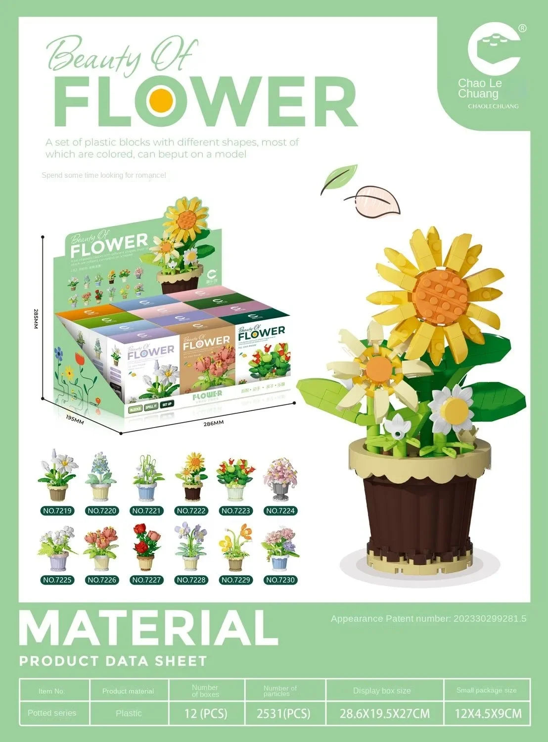 DIY Mini Flower Building Block Kit – Everlasting Desktop Decor