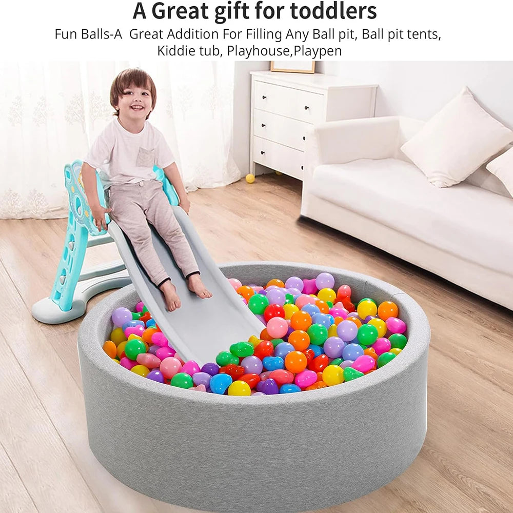Colorful Ball Pit Balls for Kids (50-Piece Set)