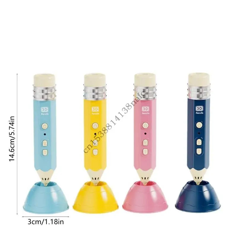 Kids Safe 3D Printing Pen With Temperature Control