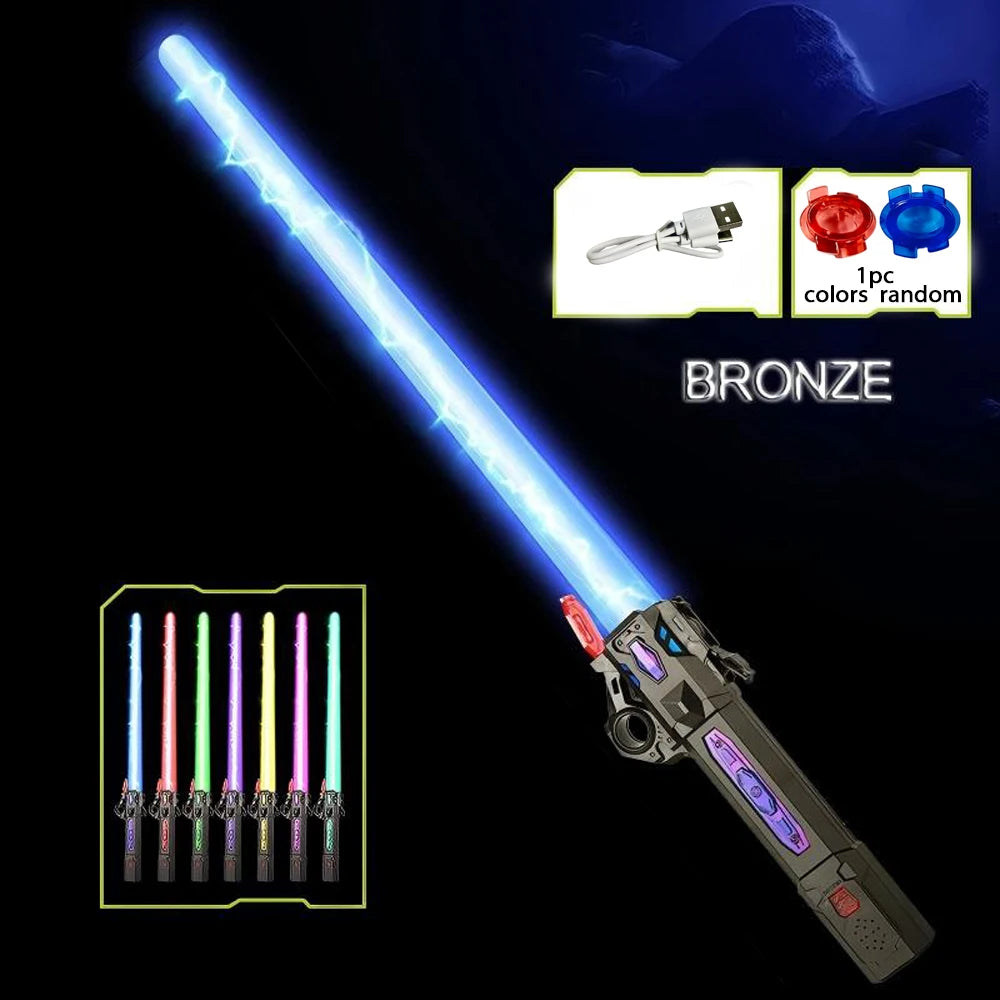 Glowing Telescopic Music Sword Toy for Kids