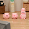 Cute Mini Piggy Resin Figurine for Desk, Shelf & Garden Decor