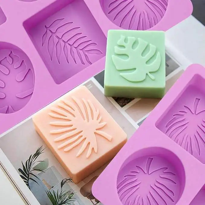 Leaf Silicone Soap Mold Set for DIY Crafts