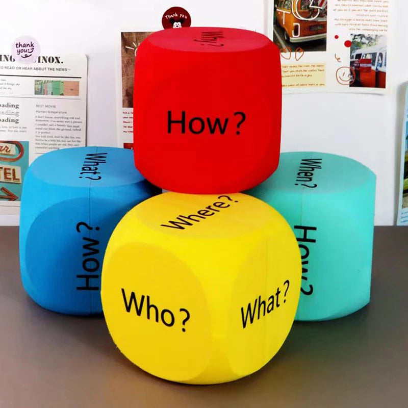 Interactive Question Word Dice for Classroom Learning