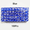 Multicolor Transparent Acrylic Dice Set – 100 Pieces