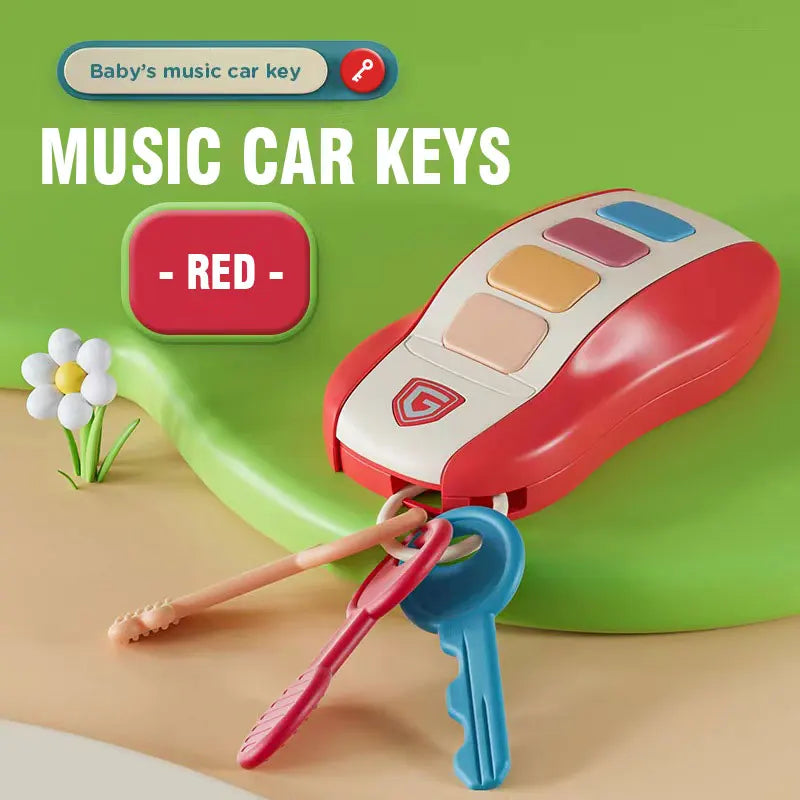 Interactive Drum & Piano Toy with Rotating Lights and Sounds
