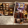 Eternal Bookstore DIY Book Nook Kit with LED Lighting