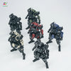 A collection of 1/18 scale FENRIR A6 Assault Type Mecha model kits in various colors and poses.