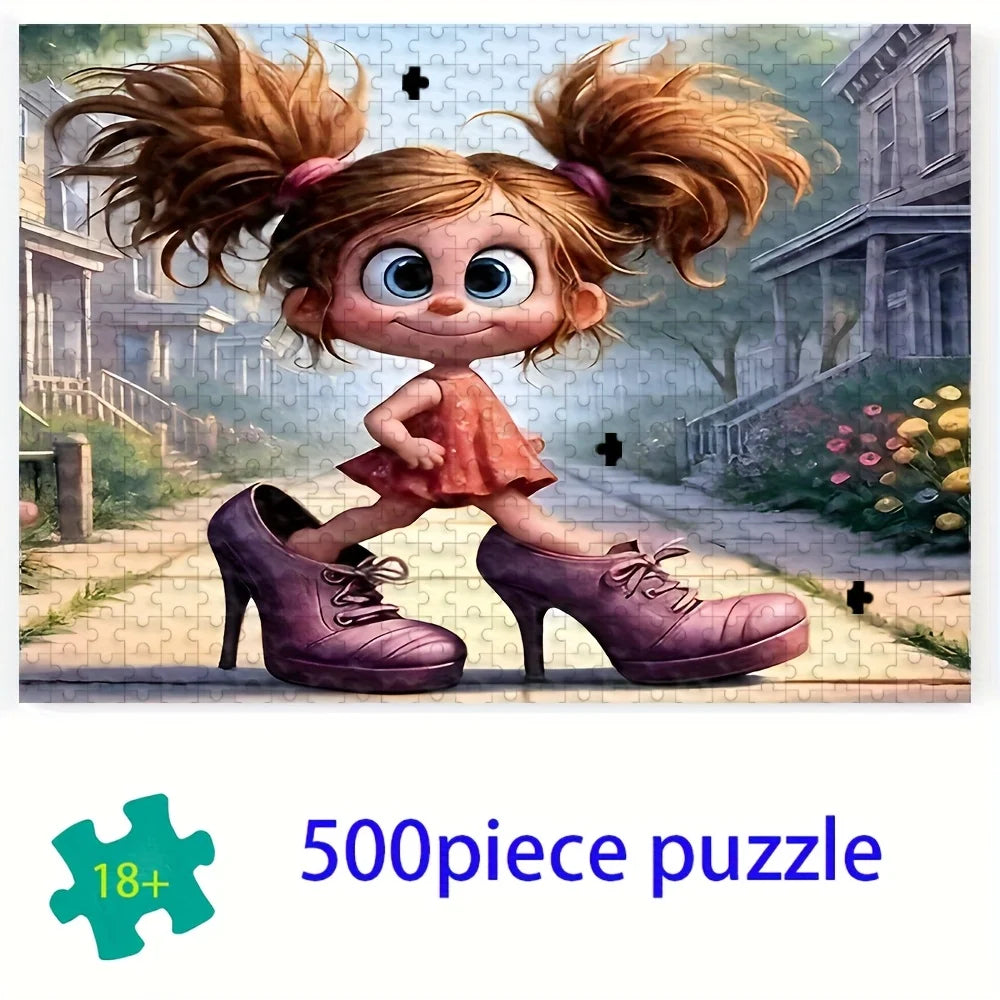 Adult Jigsaw Puzzle - 500 or 1000 Pieces, Stress Relief & Family Fun