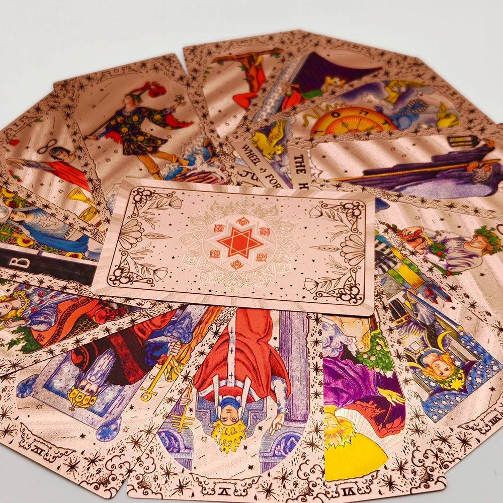 Gold Foil Rider Waite Tarot Deck