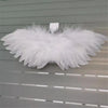 White mini feather angel wings for dolls and crafts