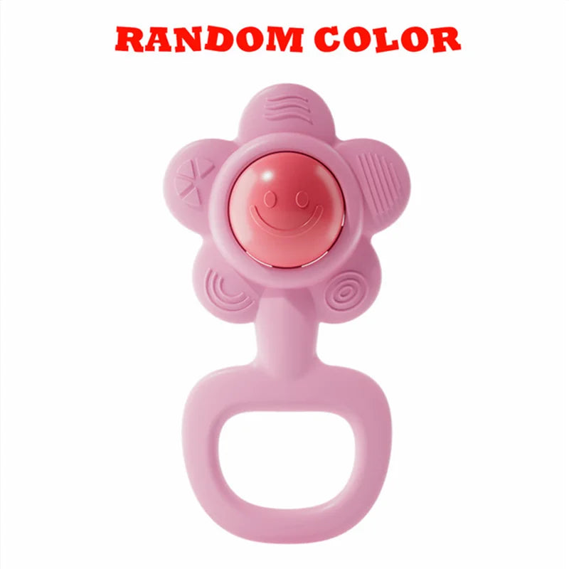 Cute Animal Baby Rattles & Grasping Ball – Sensory Toy for Early Learning