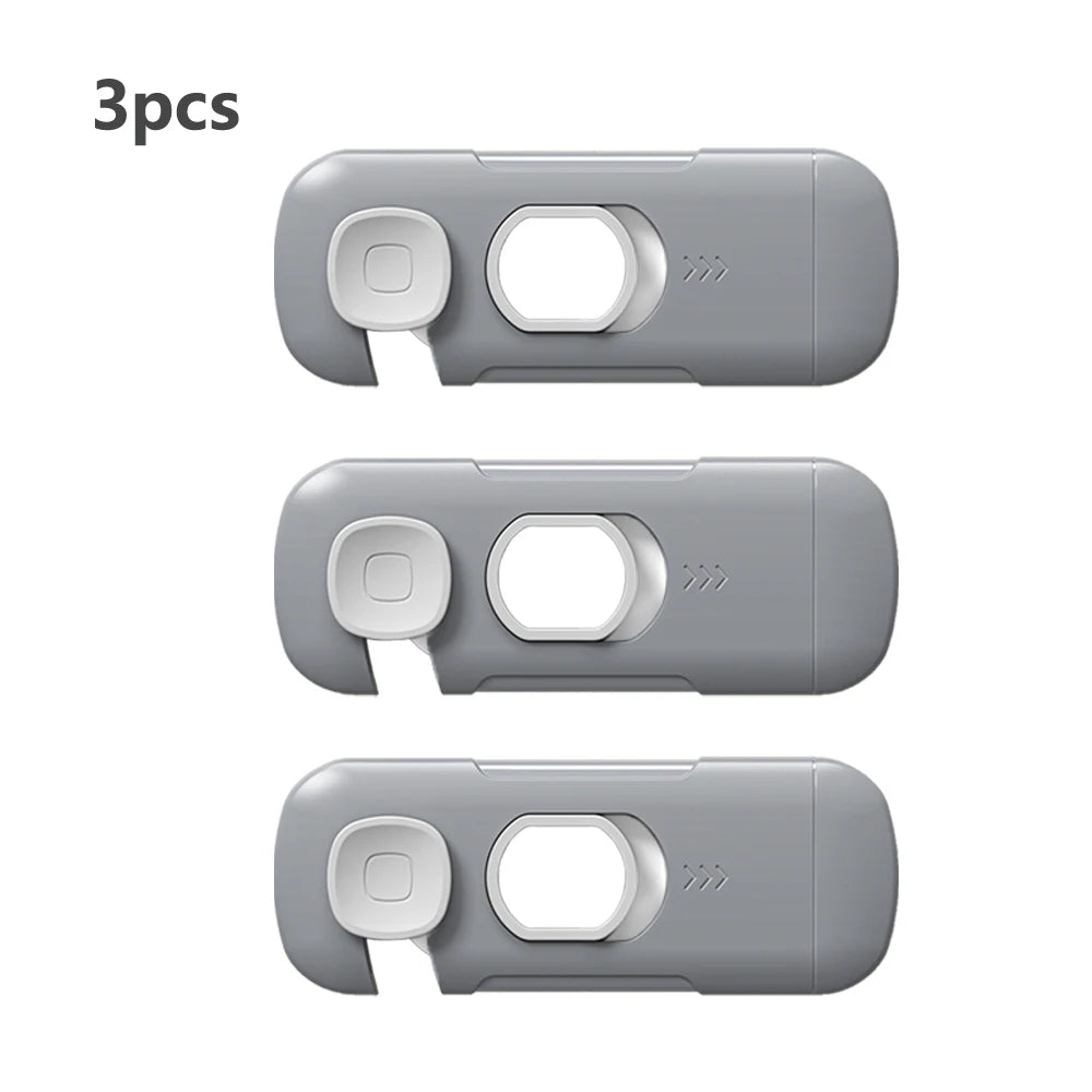 Child Safety Cabinet Locks with Strong Adhesive for Drawers, Fridges, and More