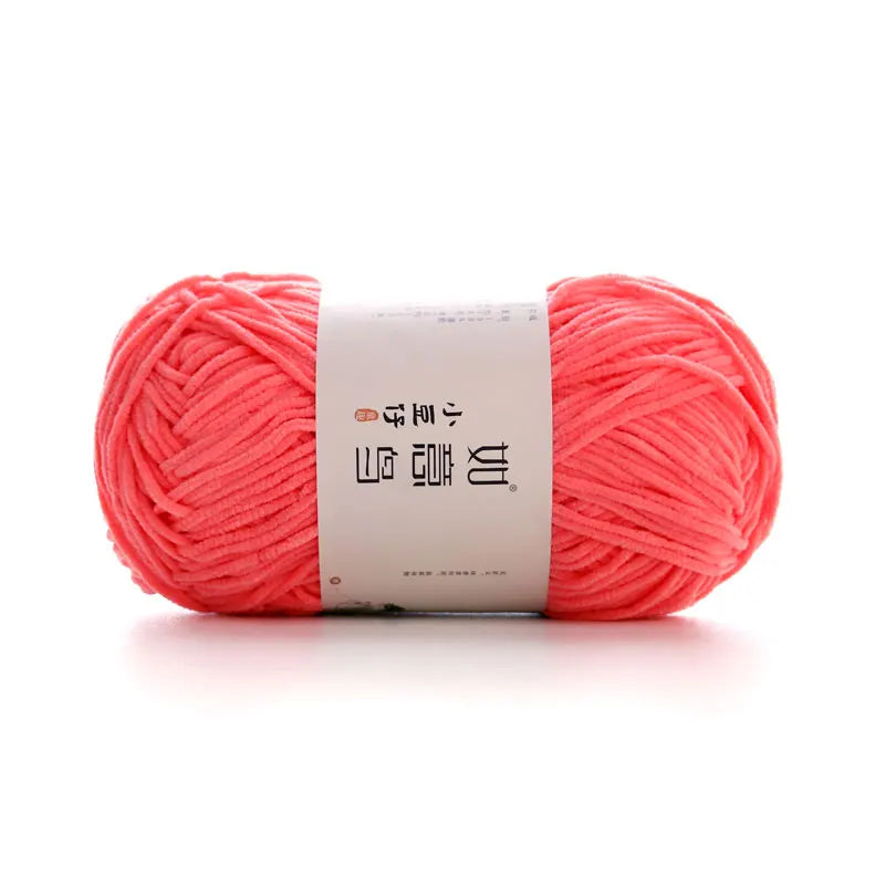 Soft Chenille Yarn for Crochet and Knitting