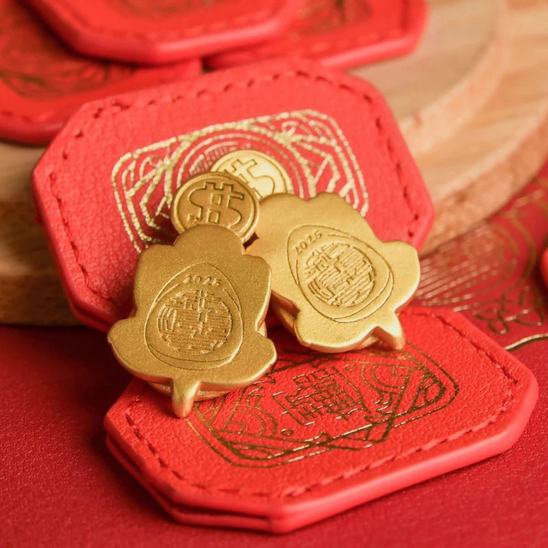 Golden Miniature Turtle Figurine for Prosperity and Good Fortune