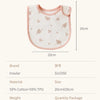 Soft Cotton Baby Bibs (5-Pack) with U-Shaped Catch-All Design