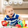 Sensory Tissue Box Toy with Crinkle Paper and Silky Scarves