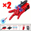 A set of superhero launcher wrist toys with suction cup darts and accessories shown for sale.