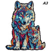 Wooden Animal Jigsaw Puzzle for Kids and Adults